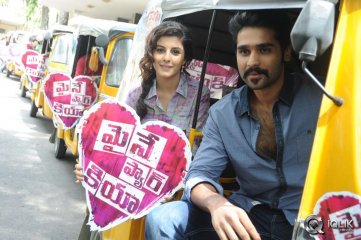 Maine Pyar Kiya Movie Team Auto Rally